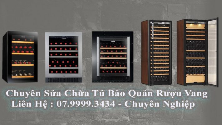 chuyên sửa tủ bảo quản rượu vang nhập khẩu