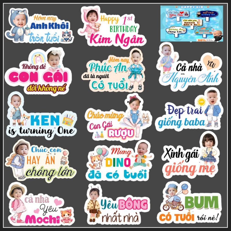 thiết kế hashtag chipi cầm tay cho be tại cầu giấy