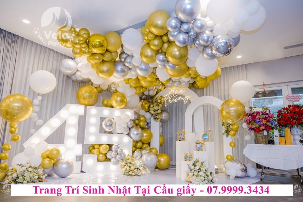 Trang trí sinh nhật cho bé tại cầu giấy
